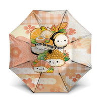 Japanese Kawaii Sushi Umbrella Peach Wagara Palaka This Is How I Roll - Wonder Print Shop
