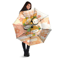 Japanese Kawaii Sushi Umbrella Peach Wagara Palaka This Is How I Roll - Wonder Print Shop