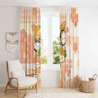 Japanese Kawaii Sushi Window Curtain Peach Wagara Palaka This Is How I Roll - Wonder Print Shop