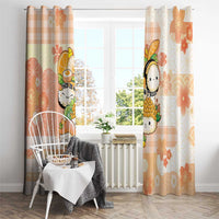 Japanese Kawaii Sushi Window Curtain Peach Wagara Palaka This Is How I Roll - Wonder Print Shop
