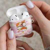Japanese Kawaii Sushi AirPods Case Pink Wagara Palaka This Is How I Roll - Wonder Print Shop