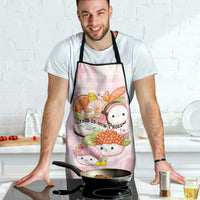 Japanese Kawaii Sushi Apron Pink Wagara Palaka This Is How I Roll - Wonder Print Shop