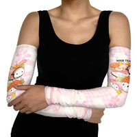 Personalized Japanese Kawaii Sushi Arm Sleeves Pink Wagara Palaka This Is How I Roll - Wonder Print Shop