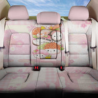 Japanese Kawaii Sushi Back Car Seat Cover Pink Wagara Palaka This Is How I Roll - Wonder Print Shop