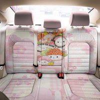 Japanese Kawaii Sushi Back Car Seat Cover Pink Wagara Palaka This Is How I Roll - Wonder Print Shop