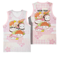 Personalized Japanese Kawaii Sushi Basketball Jersey Pink Wagara Palaka This Is How I Roll - Wonder Print Shop