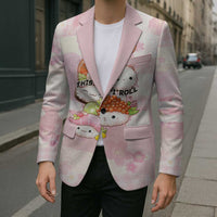 Personalized Japanese Kawaii Sushi Blazer Pink Wagara Palaka This Is How I Roll - Wonder Print Shop
