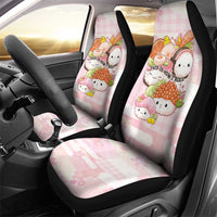 Japanese Kawaii Sushi Car Seat Cover Pink Wagara Palaka This Is How I Roll - Wonder Print Shop