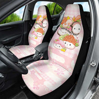Japanese Kawaii Sushi Car Seat Cover Pink Wagara Palaka This Is How I Roll - Wonder Print Shop
