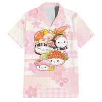 Personalized Japanese Kawaii Sushi Family Matching Tank Maxi Dress and Hawaiian Shirt Pink Wagara Palaka This Is How I Roll