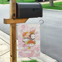 Japanese Kawaii Sushi Garden Flag Pink Wagara Palaka This Is How I Roll - Wonder Print Shop