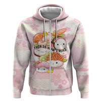 Personalized Japanese Kawaii Sushi Hoodie Pink Wagara Palaka This Is How I Roll - Wonder Print Shop