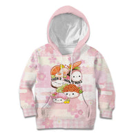 Personalized Japanese Kawaii Sushi Kid Hoodie Pink Wagara Palaka This Is How I Roll - Wonder Print Shop