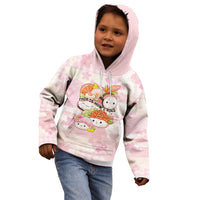 Personalized Japanese Kawaii Sushi Kid Hoodie Pink Wagara Palaka This Is How I Roll - Wonder Print Shop