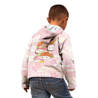 Personalized Japanese Kawaii Sushi Kid Hoodie Pink Wagara Palaka This Is How I Roll - Wonder Print Shop
