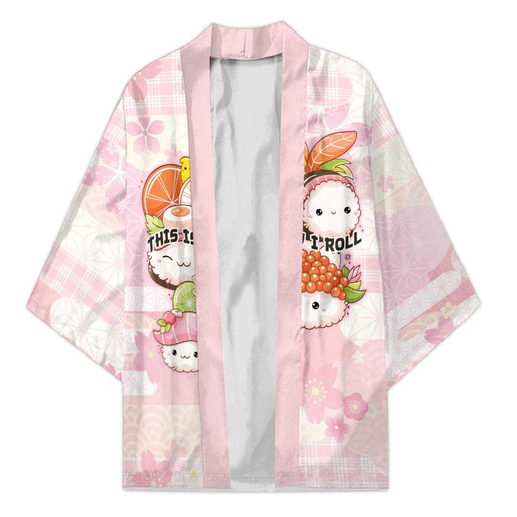 Personalized Japanese Kawaii Sushi Kimono Pink Wagara Palaka This Is How I Roll - Wonder Print Shop