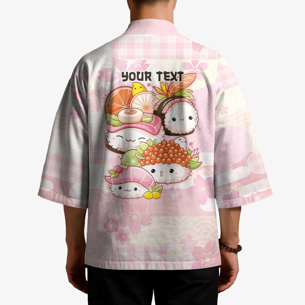 Personalized Japanese Kawaii Sushi Kimono Pink Wagara Palaka This Is How I Roll - Wonder Print Shop