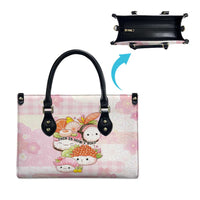 Japanese Kawaii Sushi Leather Bag Pink Wagara Palaka This Is How I Roll - Wonder Print Shop