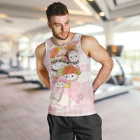 Personalized Japanese Kawaii Sushi Men Tank Top Pink Wagara Palaka This Is How I Roll - Wonder Print Shop