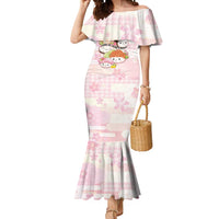 Personalized Japanese Kawaii Sushi Mermaid Dress Pink Wagara Palaka This Is How I Roll - Wonder Print Shop