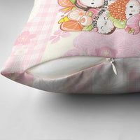 Japanese Kawaii Sushi Pillow Cover Pink Wagara Palaka This Is How I Roll - Wonder Print Shop