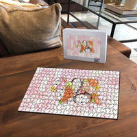 Japanese Kawaii Sushi Puzzle Pink Wagara Palaka This Is How I Roll - Wonder Print Shop