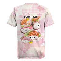 Personalized Japanese Kawaii Sushi Rugby Jersey Pink Wagara Palaka This Is How I Roll - Wonder Print Shop