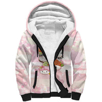 Personalized Japanese Kawaii Sushi Sherpa Hoodie Pink Wagara Palaka This Is How I Roll - Wonder Print Shop