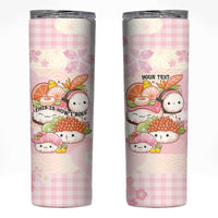 Personalized Japanese Kawaii Sushi Skinny Tumbler Pink Wagara Palaka This Is How I Roll - Wonder Print Shop
