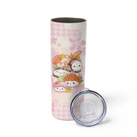 Personalized Japanese Kawaii Sushi Skinny Tumbler Pink Wagara Palaka This Is How I Roll - Wonder Print Shop