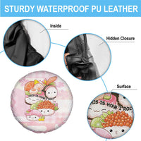 Japanese Kawaii Sushi Spare Tire Cover Pink Wagara Palaka This Is How I Roll - Wonder Print Shop