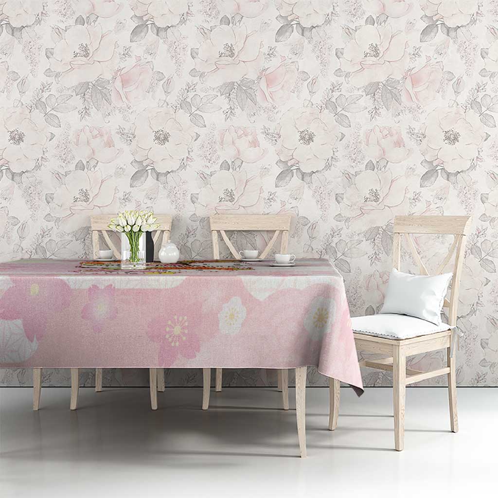 Japanese Kawaii Sushi Tablecloth Pink Wagara Palaka This Is How I Roll - Wonder Print Shop