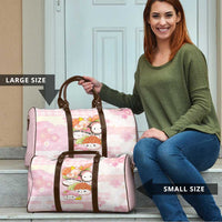 Japanese Kawaii Sushi Travel Bag Pink Wagara Palaka This Is How I Roll - Wonder Print Shop