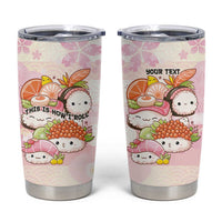 Personalized Japanese Kawaii Sushi Tumbler Cup Pink Wagara Palaka This Is How I Roll - Wonder Print Shop