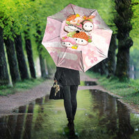 Japanese Kawaii Sushi Umbrella Pink Wagara Palaka This Is How I Roll - Wonder Print Shop