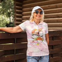 Personalized Japanese Kawaii Sushi Women Polo Shirt Pink Wagara Palaka This Is How I Roll - Wonder Print Shop