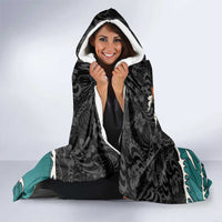 Personalized Japanese Koi Fish Ramen Hooded Blanket Tiki Surfing Wagara Hibiscus Pattern - Wonder Print Shop
