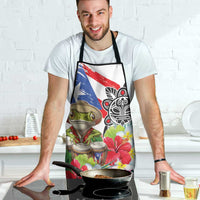 Coqui Frog Puerto Rico Apron No No Suelte La Bandera