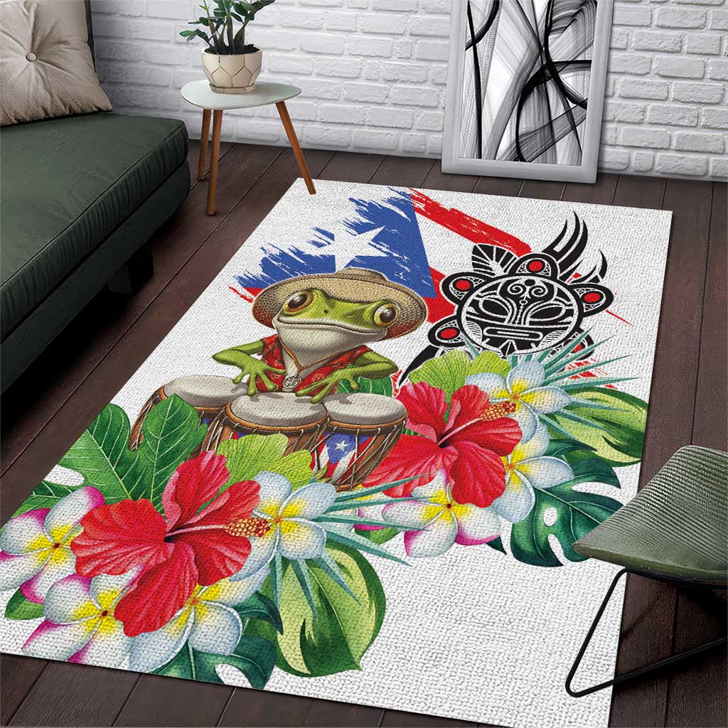 Coqui Frog Puerto Rico Area Rug No No Suelte La Bandera