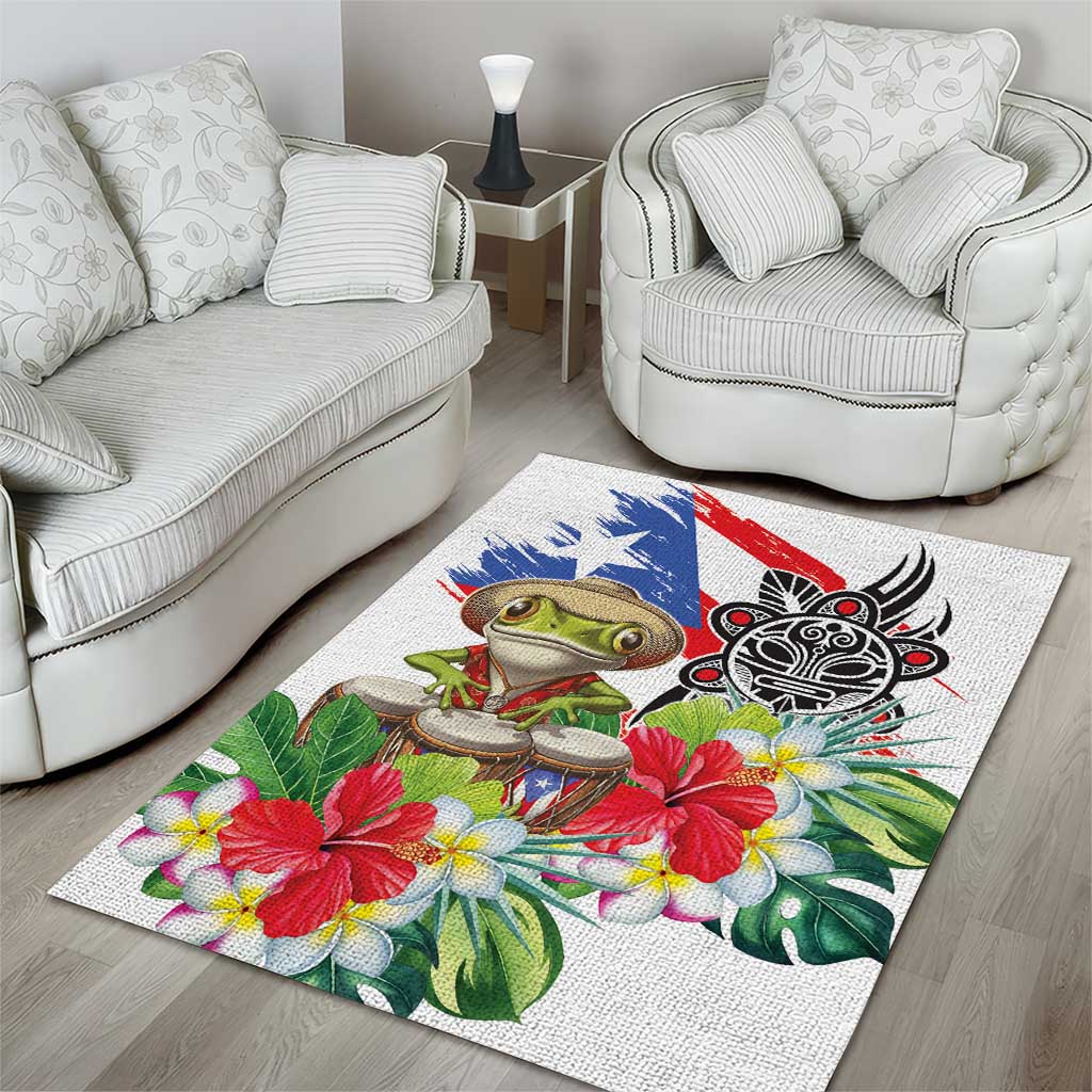Coqui Frog Puerto Rico Area Rug No No Suelte La Bandera