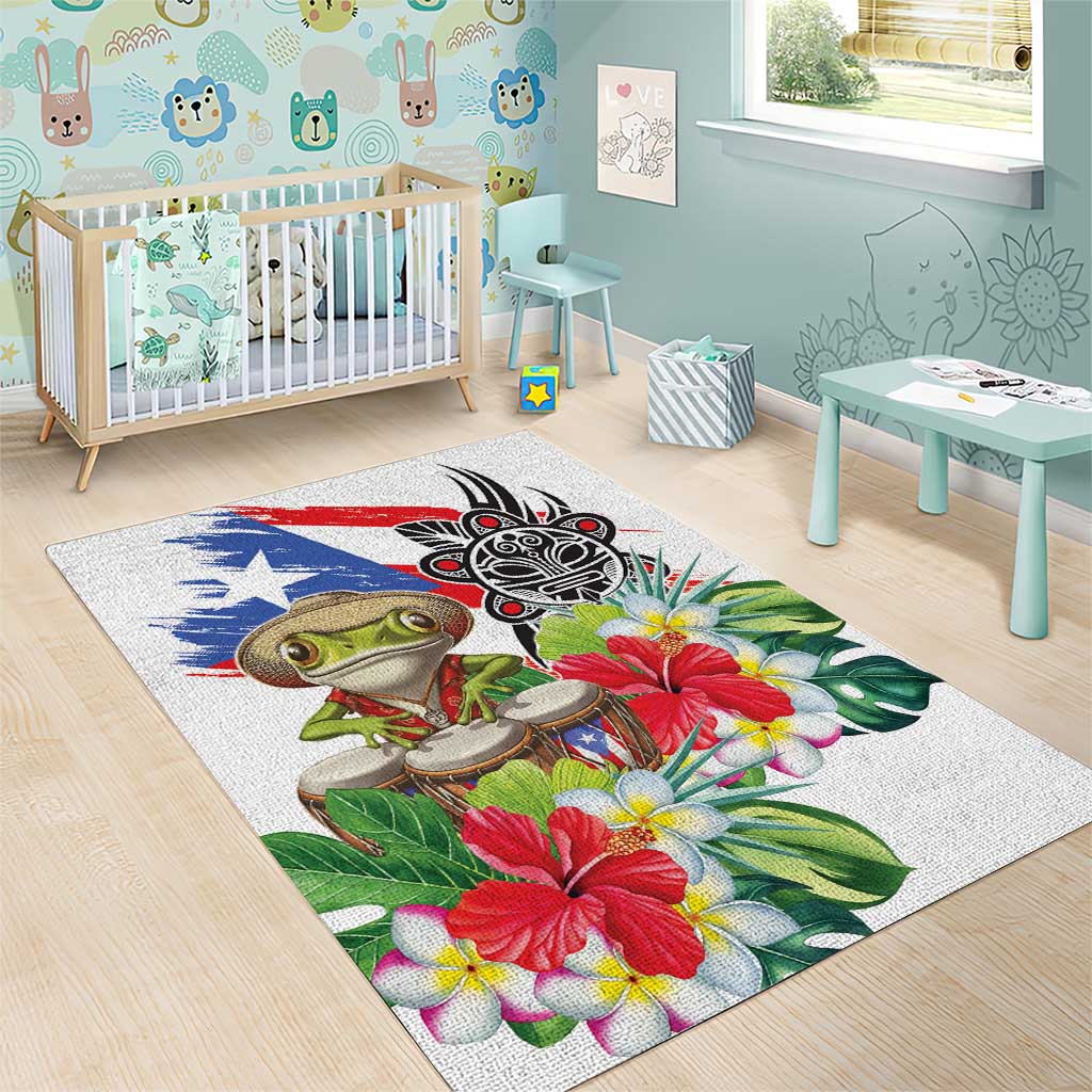 Coqui Frog Puerto Rico Area Rug No No Suelte La Bandera