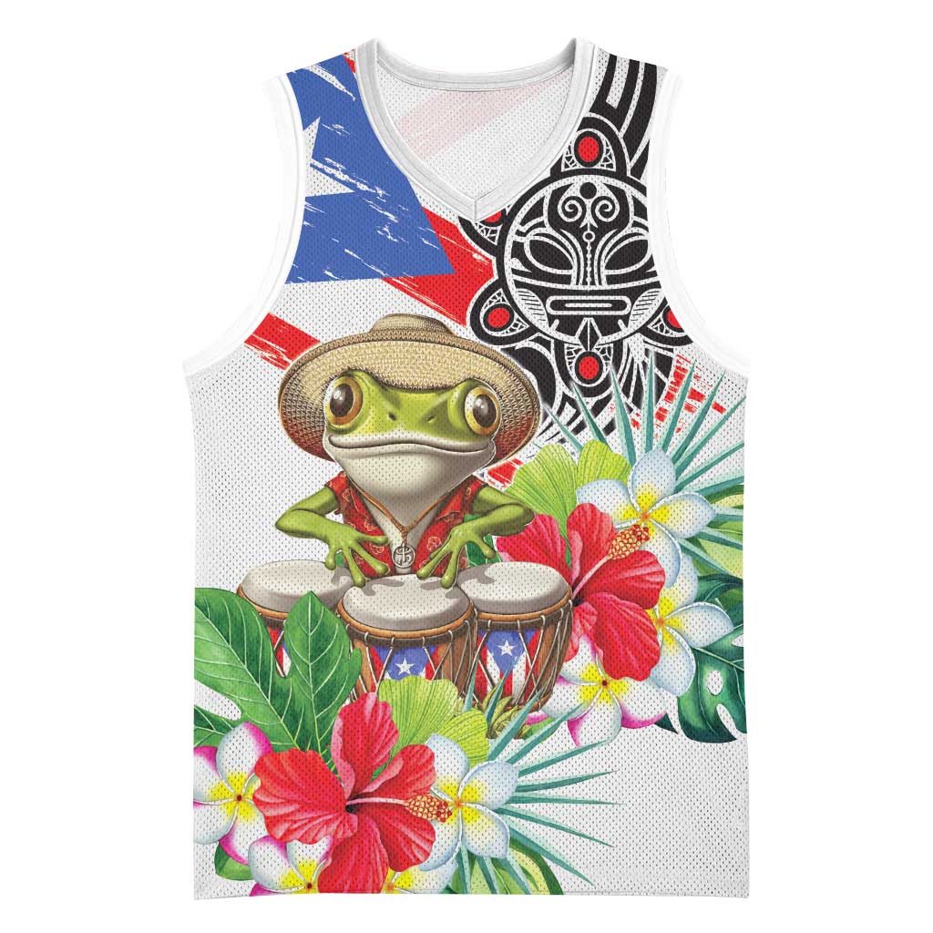 Coqui Frog Puerto Rico Basketball Jersey No No Suelte La Bandera