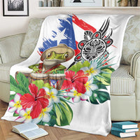 Coqui Frog Puerto Rico Blanket No No Suelte La Bandera