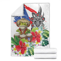 Coqui Frog Puerto Rico Blanket No No Suelte La Bandera
