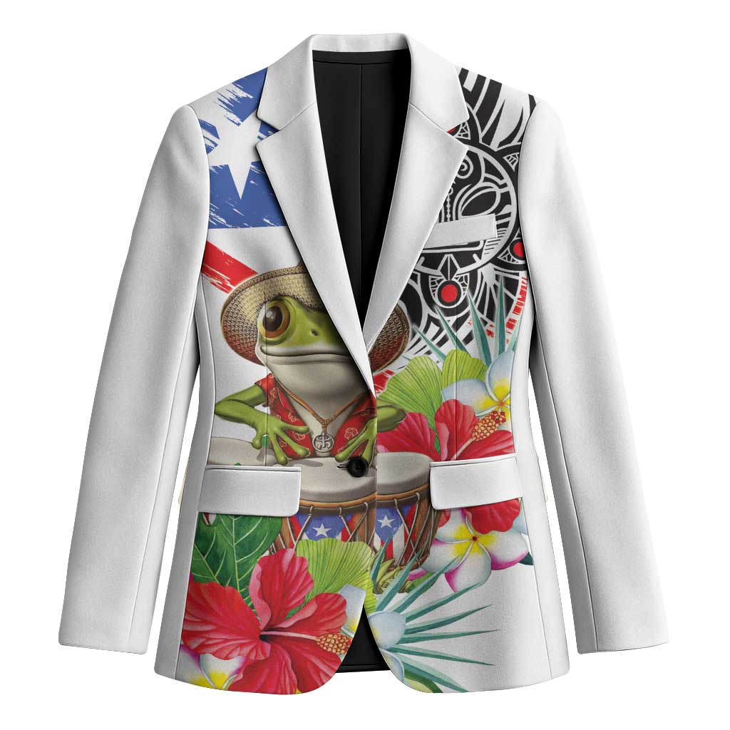 Coqui Frog Puerto Rico Blazer No No Suelte La Bandera