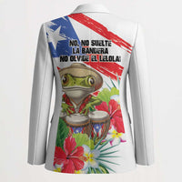 Coqui Frog Puerto Rico Blazer No No Suelte La Bandera