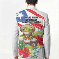 Coqui Frog Puerto Rico Blazer No No Suelte La Bandera