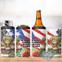 Coqui Frog Puerto Rico 4 in 1 Can Cooler Tumbler No No Suelte La Bandera