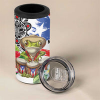Coqui Frog Puerto Rico 4 in 1 Can Cooler Tumbler No No Suelte La Bandera