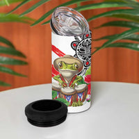 Coqui Frog Puerto Rico 4 in 1 Can Cooler Tumbler No No Suelte La Bandera